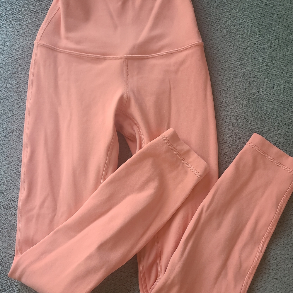 Lululemon Sunny Coral High-Rise Leggings